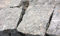 Concassage de pierre de granit