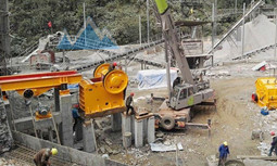 Ligne de concassage de pierre de granit Jiangsu 200TPH