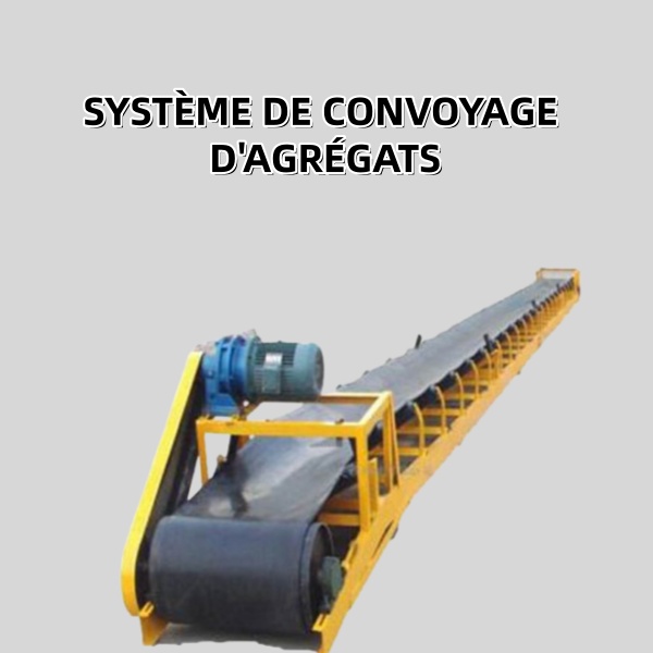 Bande transporteuse série B pour concasseur